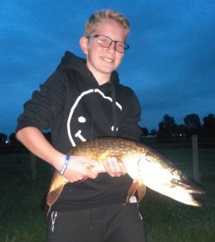 The pike I caught in the River Ure! ?