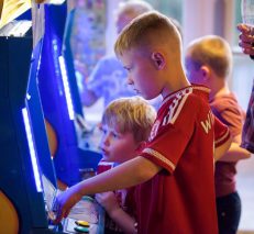 Games room and arcade